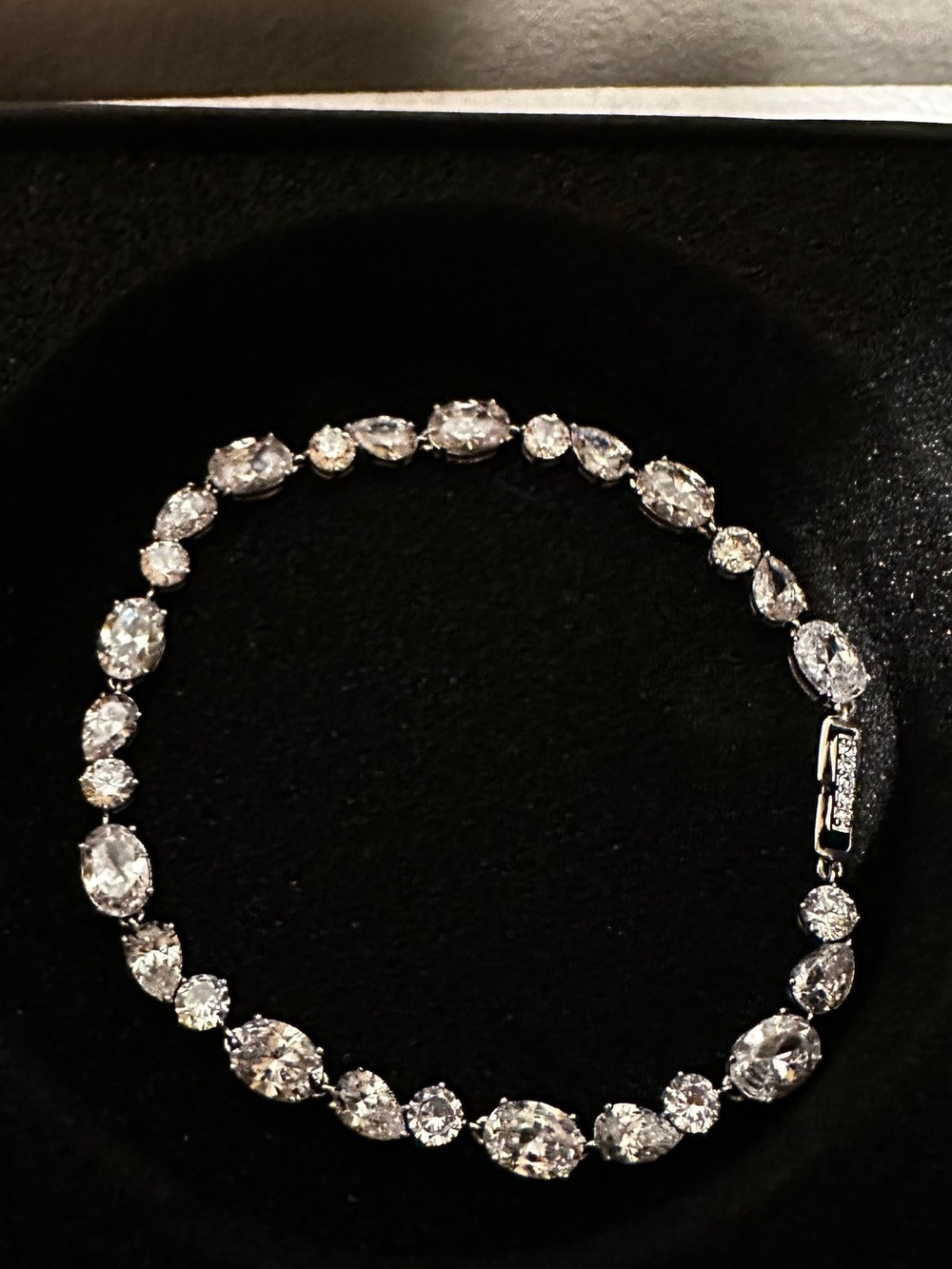 NADRI - Stunning Mixed Cut CZ Tennis Bracelet